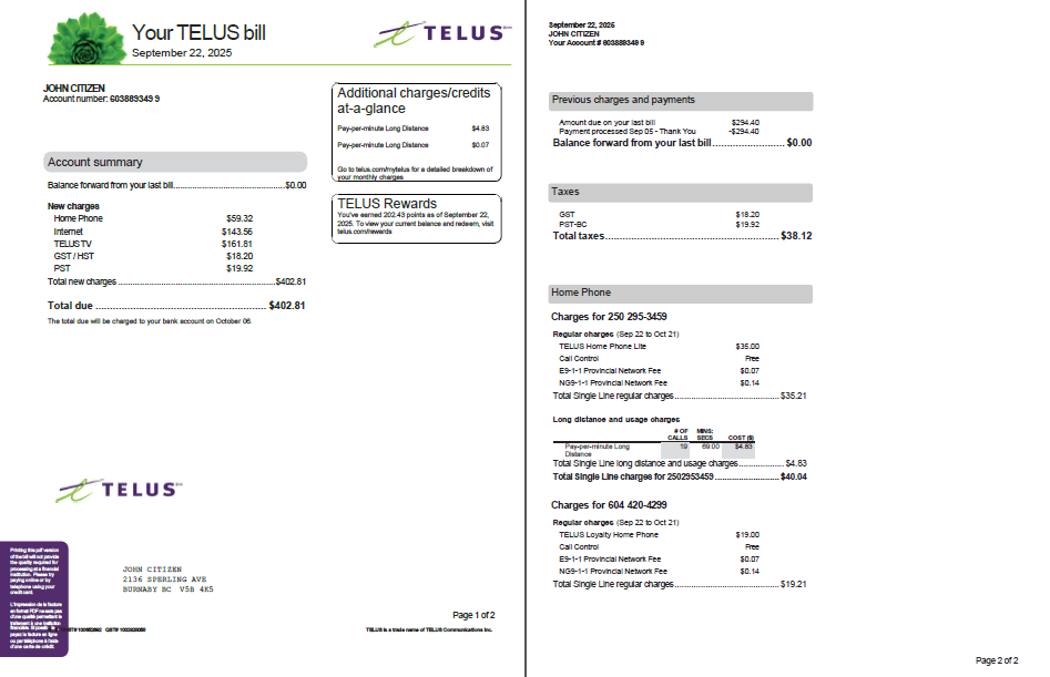  Minol USA business utility bill 